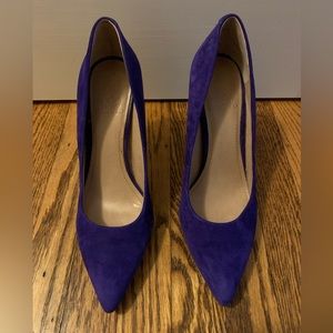 *SOLD* Vince Camuto Kain Majestic Purple True Suede Pointed Toe Pump - Size 9M